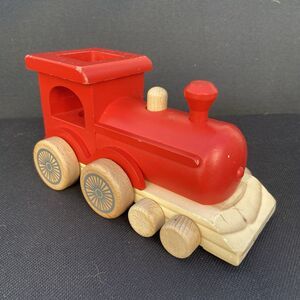 Hearth & Hand Magnolia Wooden Train Toy Red Engine Target Farmhouse Decor